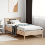 Letto senza Materasso 90x200 cm in Legno Massello di Pino