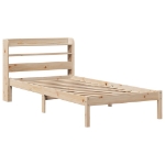 Letto senza Materasso 90x200 cm in Legno Massello di Pino