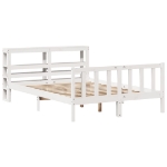 Letto senza Materasso Bianco 120x200 cm Legno Massello di Pino