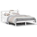 Letto senza Materasso Bianco 150x200 cm Legno Massello di Pino