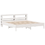 Letto senza Materasso Bianco 180x200 cm Legno Massello di Pino