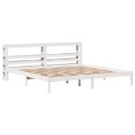 Letto senza Materasso Bianco 180x200 cm Legno Massello di Pino