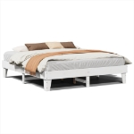 Letto senza Materasso Bianco 180x200 cm Legno Massello di Pino