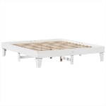 Letto senza Materasso Bianco 180x200 cm Legno Massello di Pino