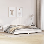 Letto senza Materasso Bianco 180x200 cm Legno Massello di Pino