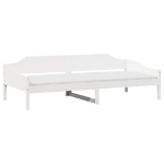 Letto senza Materasso Bianco 90x200 cm Legno Massello di Pino