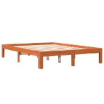 Letto senza Materasso Marrone Cera 120x190 cm in Legno di Pino