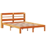 Letto senza Materasso Marrone Cera 120x190 cm in Legno di Pino