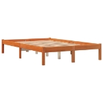 Letto senza Materasso Marrone Cera 120x190 cm in Legno di Pino