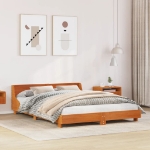 Letto senza Materasso Marrone Cera 120x190 cm in Legno di Pino