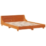 Letto senza Materasso Marrone Cera 120x190 cm in Legno di Pino