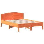 Letto senza Materasso Marrone Cera 120x190 cm in Legno di Pino