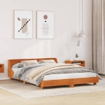 Letto senza Materasso Marrone Cera 120x200 cm in Legno di Pino