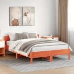 Letto senza Materasso Marrone Cera 120x200 cm in Legno di Pino