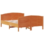 Letto senza Materasso Marrone Cera 140x190 cm in Legno di Pino