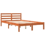 Letto senza Materasso Marrone Cera 150x200 cm in Legno di Pino