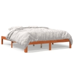 Letto senza Materasso Marrone Cera 180x200 cm in Legno di Pino