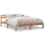 Letto senza Materasso Marrone Cera 180x200 cm in Legno di Pino