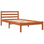 Letto senza Materasso Marrone Cera 75x190 cm in Legno di Pino