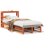 Letto senza Materasso Marrone Cera 75x190 cm in Legno di Pino