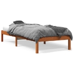 Letto senza Materasso Marrone Cera 75x190 cm in Legno di Pino