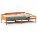 Letto senza Materasso Marrone Cera 80x200 cm Legno di Pino