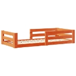 Letto senza Materasso Marrone Cera 80x200 cm Legno di Pino