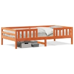 Letto senza Materasso Marrone Cera 80x200 cm Legno di Pino