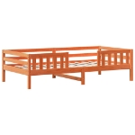 Letto senza Materasso Marrone Cera 80x200 cm Legno di Pino