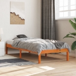 Letto senza Materasso Marrone Cera 90x190 cm in Legno di Pino