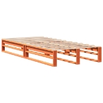 Letto senza Materasso Marrone Cera 90x200 cm Legno di Pino