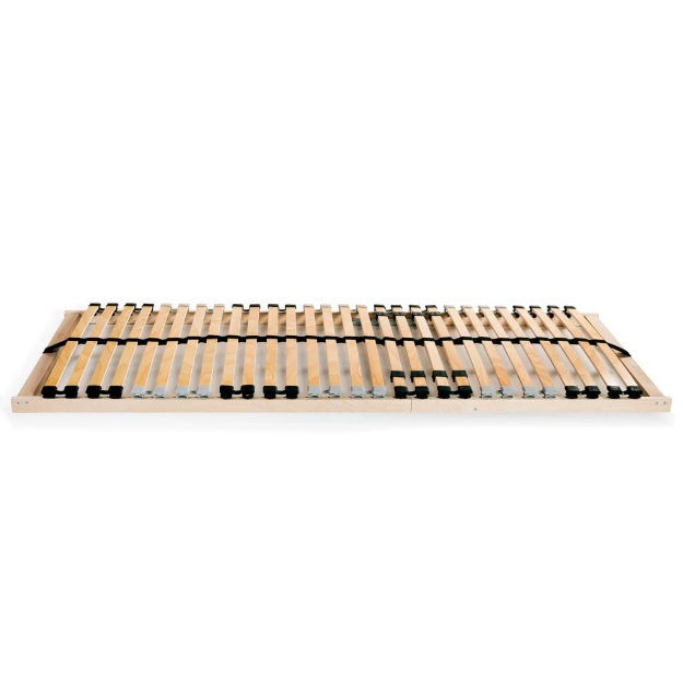 Reti a Doghe 2 pz 7 Zone con 28 Doghe in Legno 80x200 cm