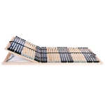 Reti a Doghe 2 pz 7 Zone con 42 Doghe in Legno 70x200 cm