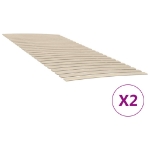 Reti a Doghe con 48 Doghe 2 pz 90x200 cm