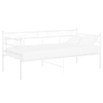 Telaio Divano Letto Bianco in Metallo 90x200 cm