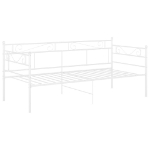 Telaio Divano Letto Bianco in Metallo 90x200 cm