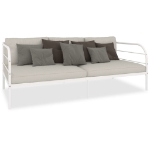 Telaio Divano Letto Bianco in Metallo 90x200 cm