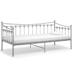 Telaio Divano Letto Grigio in Metallo 90x200 cm