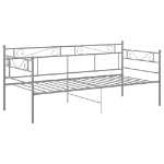 Telaio Divano Letto Grigio in Metallo 90x200 cm