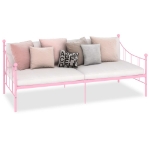 Telaio Divano Letto Rosa in Metallo 90x200 cm