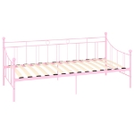 Telaio Divano Letto Rosa in Metallo 90x200 cm