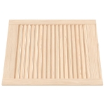 Ante con Design a Lamelle 2 pz 61,5x49,4 cm in Legno di Pino