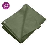 Telone 260 g/m² 3x3 m Verde HDPE