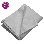 Telone 260 g/m² 8x8 m Grigio HDPE