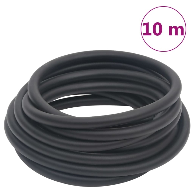 Tubo Aria Ibrido Nero 0,6" 10 m in Gomma e PVC