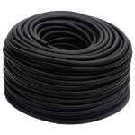 Tubo Aria Ibrido Nero 0,6" 20 m in Gomma e PVC