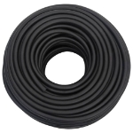 Tubo Aria Ibrido Nero 0,6" 20 m in Gomma e PVC