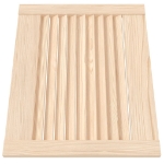 Ante con Design a Lamelle 2 pz 39,5x49,4 cm in Legno di Pino