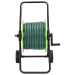 Carrello Avvolgitubo Verde con Set Raccordi Tubo 0,5" 30 m PVC