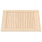 Ante con Design a Lamelle 2 pz 61,5x39,4 cm in Legno di Pino